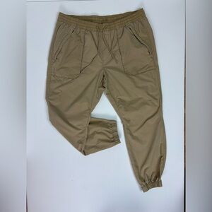 Men's Tan Jogger Pants Size XL